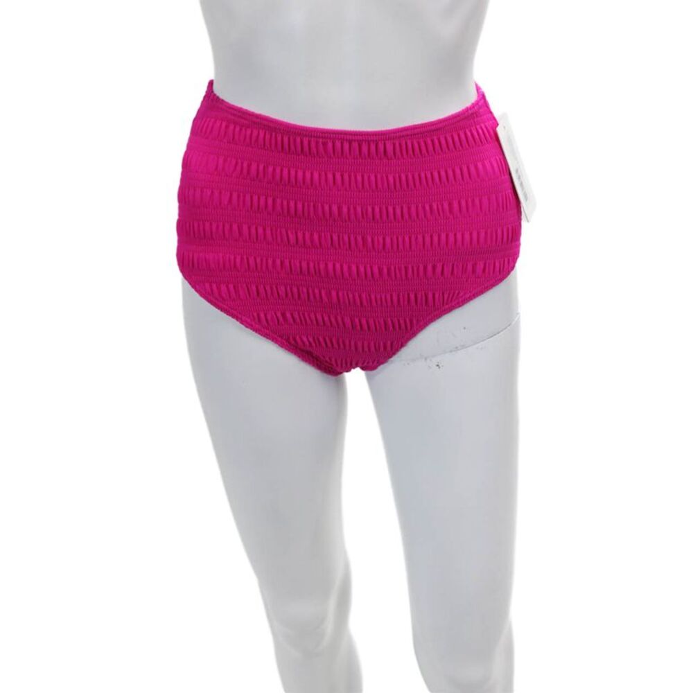 Sea Womens Core Smocked Bikini Bottoms - Berry Size XXS